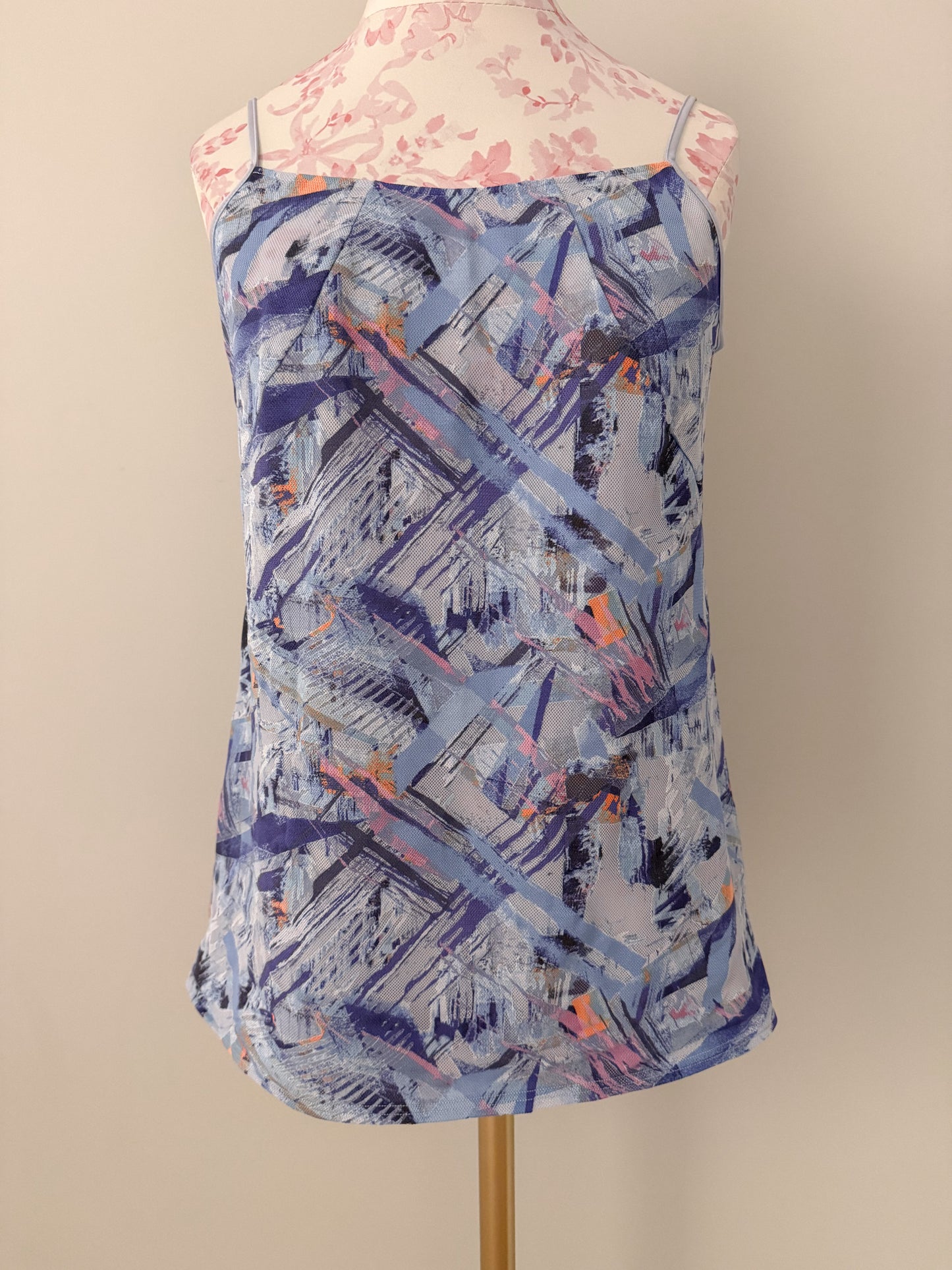 snowflake drop sparkle spritzer camisole