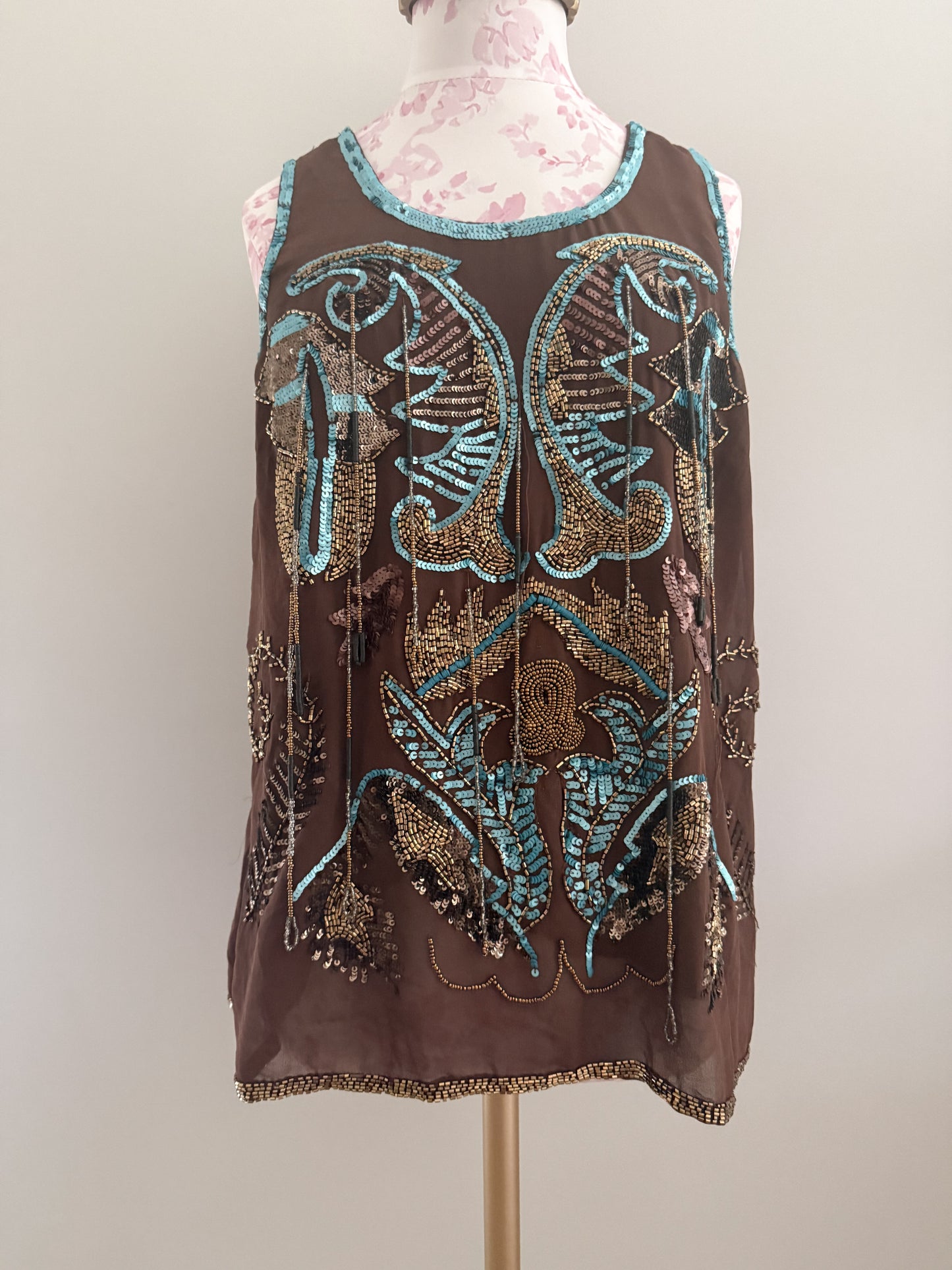 cocoa mint splash martini camisole