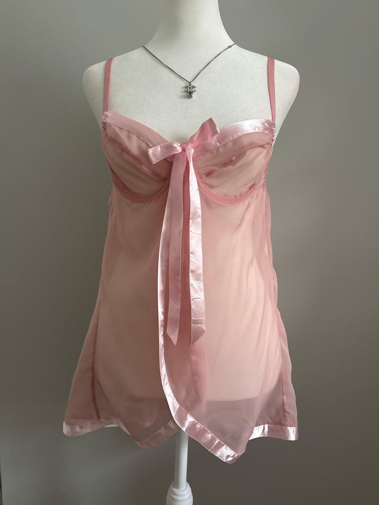 pink citrus refresher cocktail slip dress