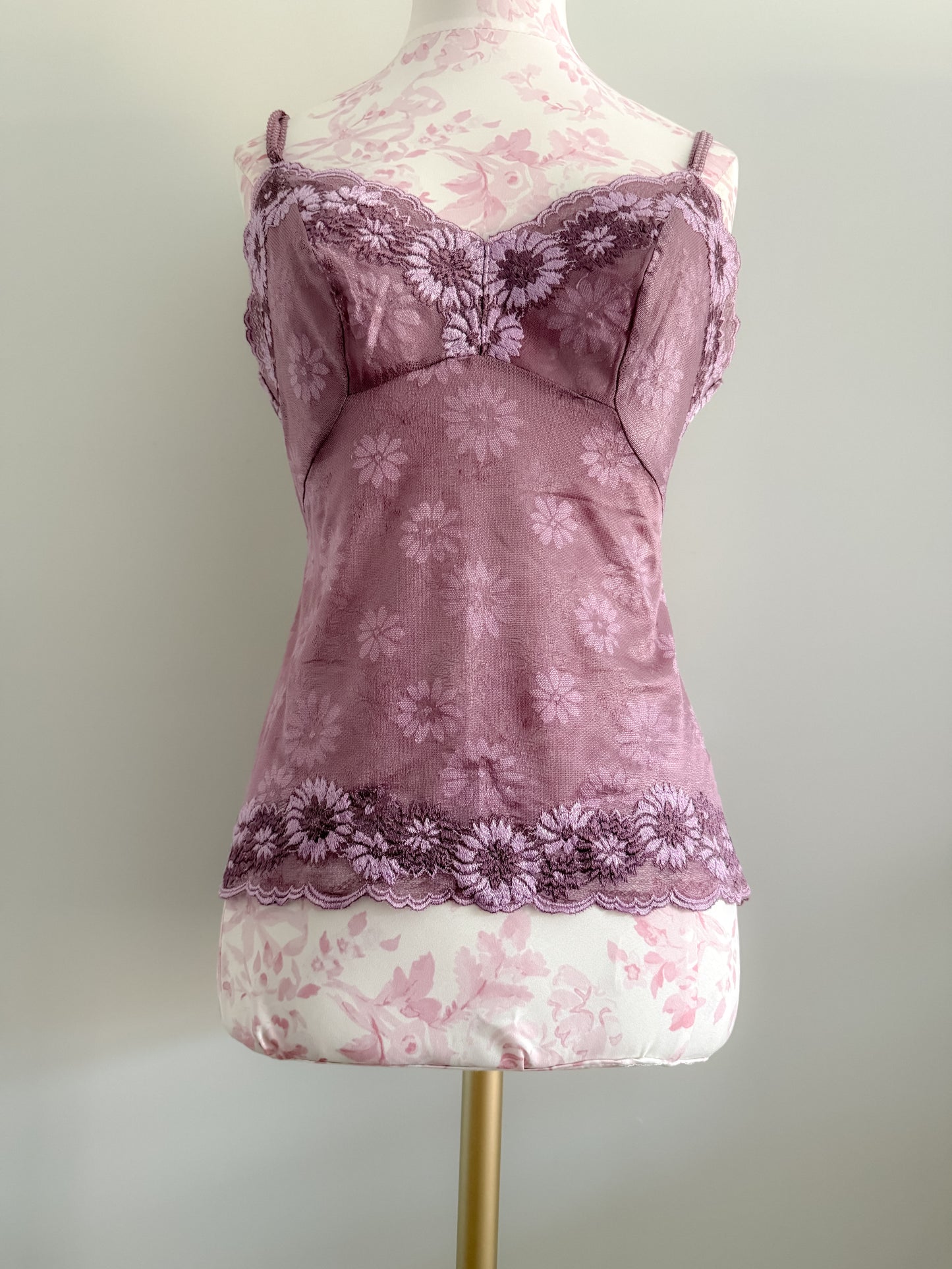 grape coral blush martini camisole
