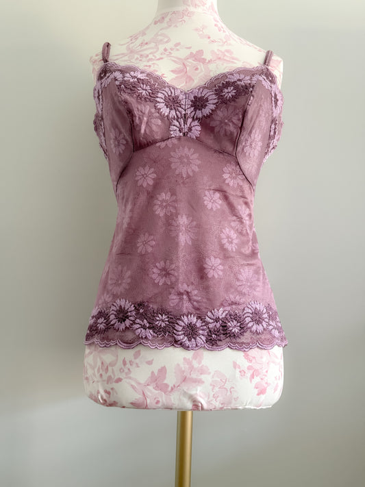 grape coral blush martini camisole