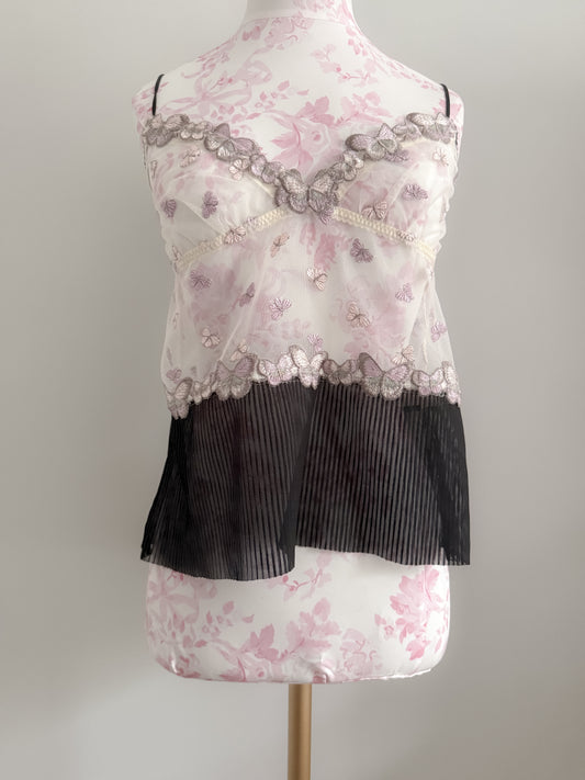 silver lilac sake cocktail camisole