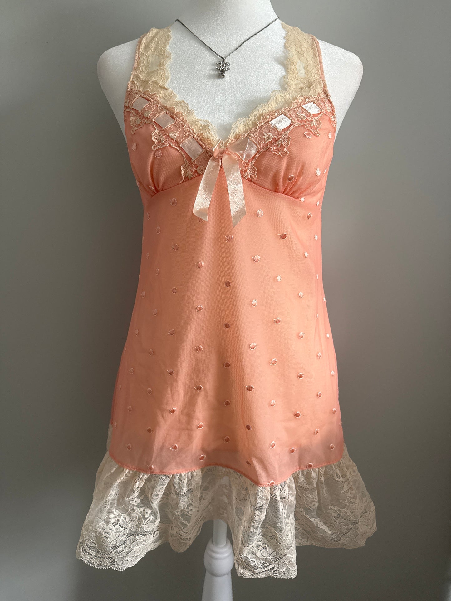 apricot citrus martini slip dress