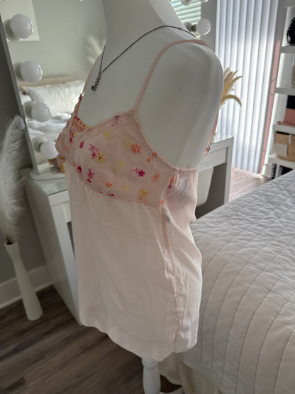 pink glow pineapple cocktail camisole