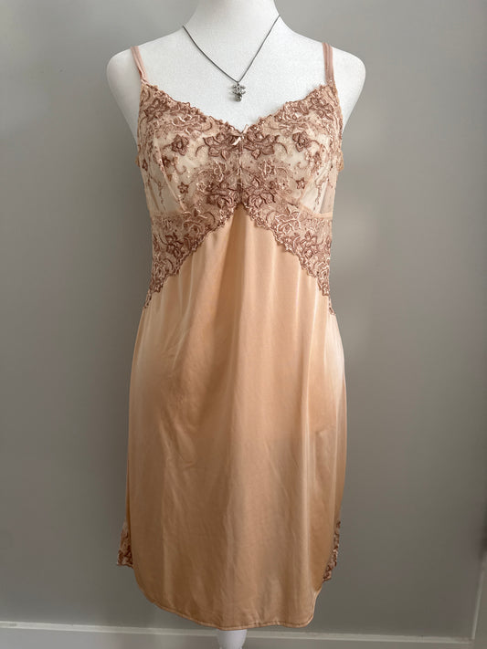 apricot rum punch slip dress