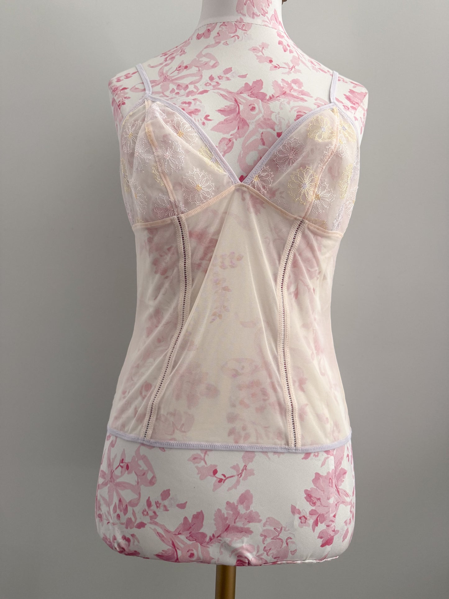 plum orange bloom margarita camisole