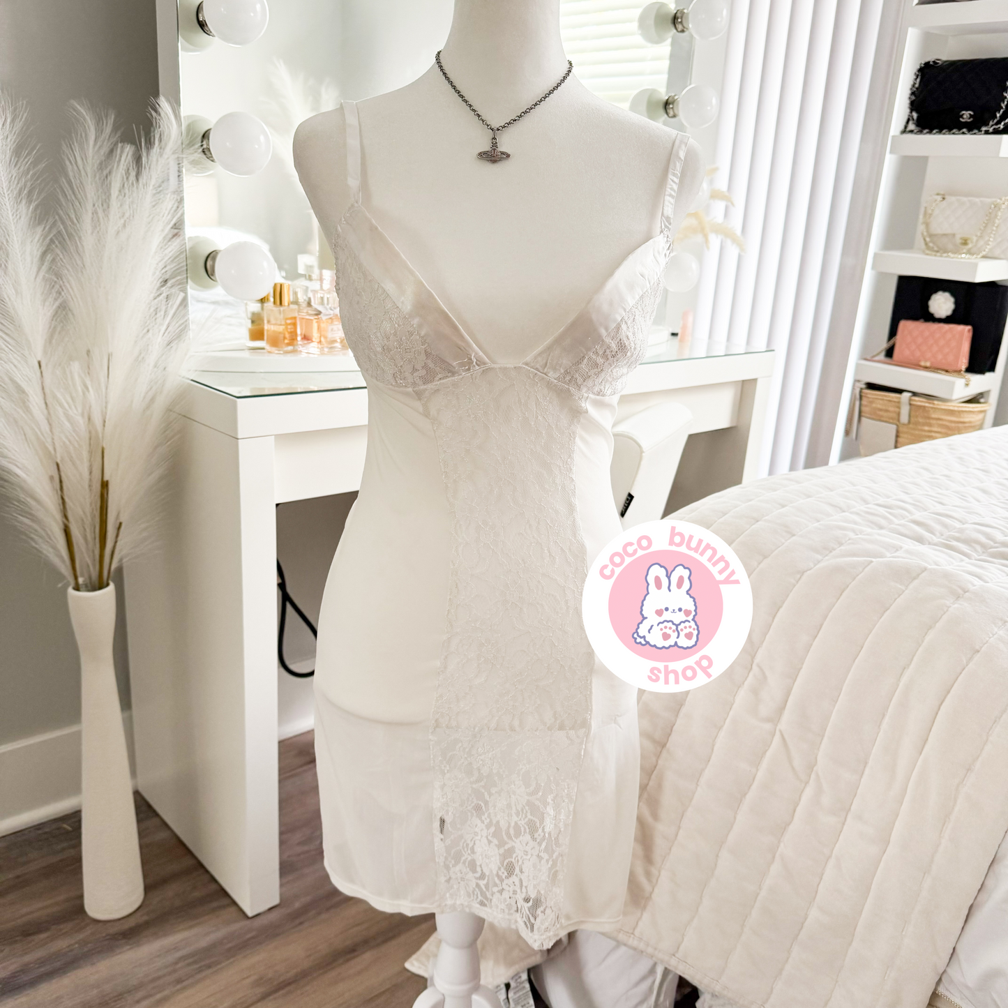 banana rum cocktail slip dress