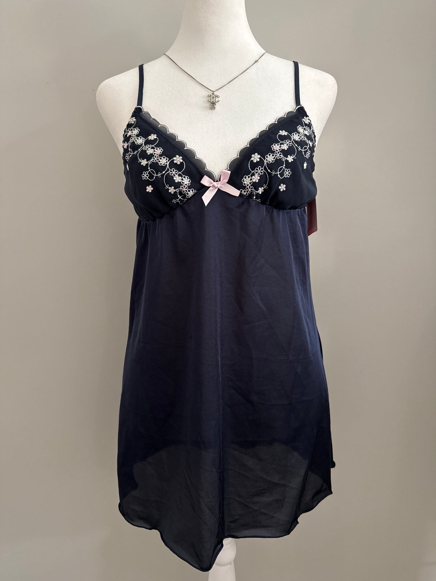 black licorice strawberry martini slip dress