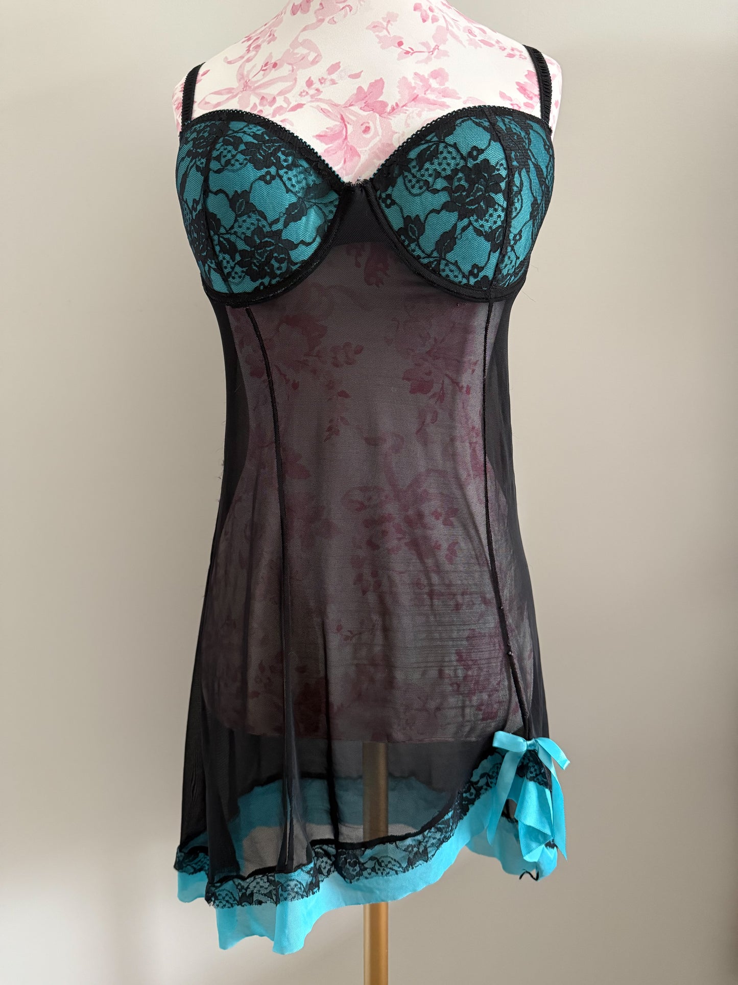 blue basil negroni slip dress