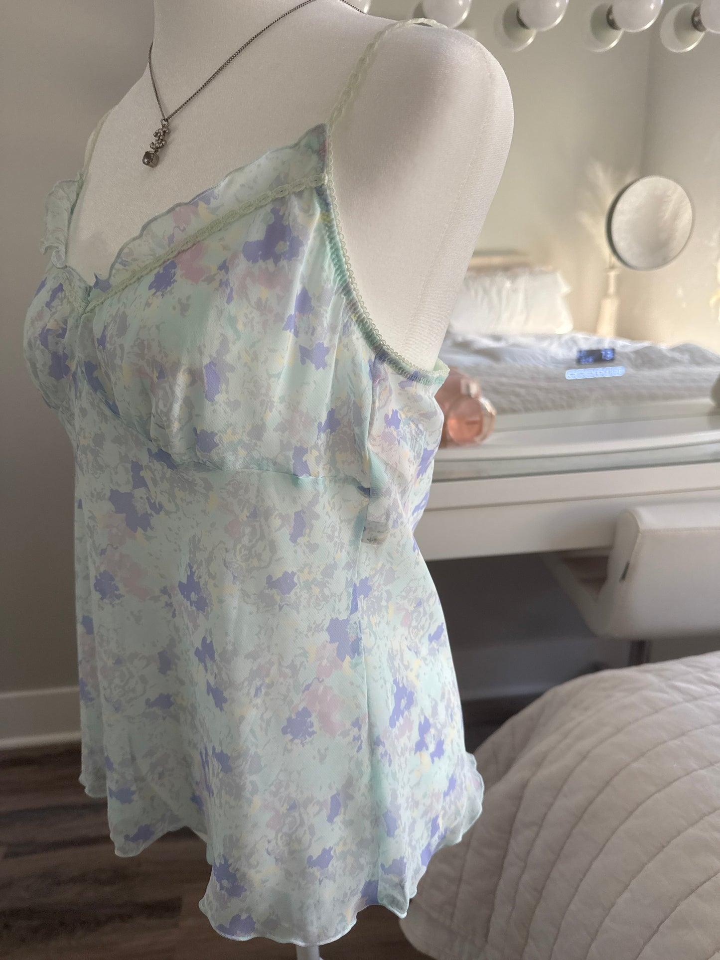 blue butterfly pea cocktail camisole