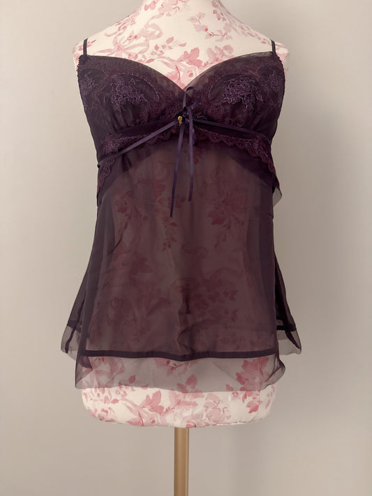 plum dusk bloom martini camisole