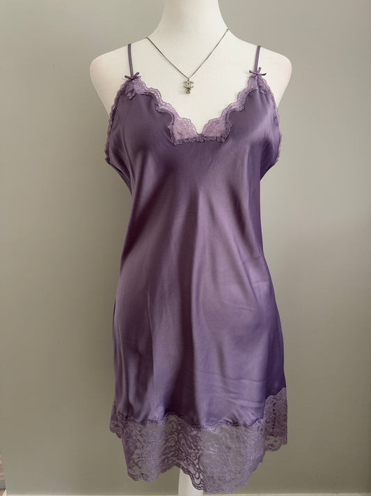 violet fizz spritzer slip dress