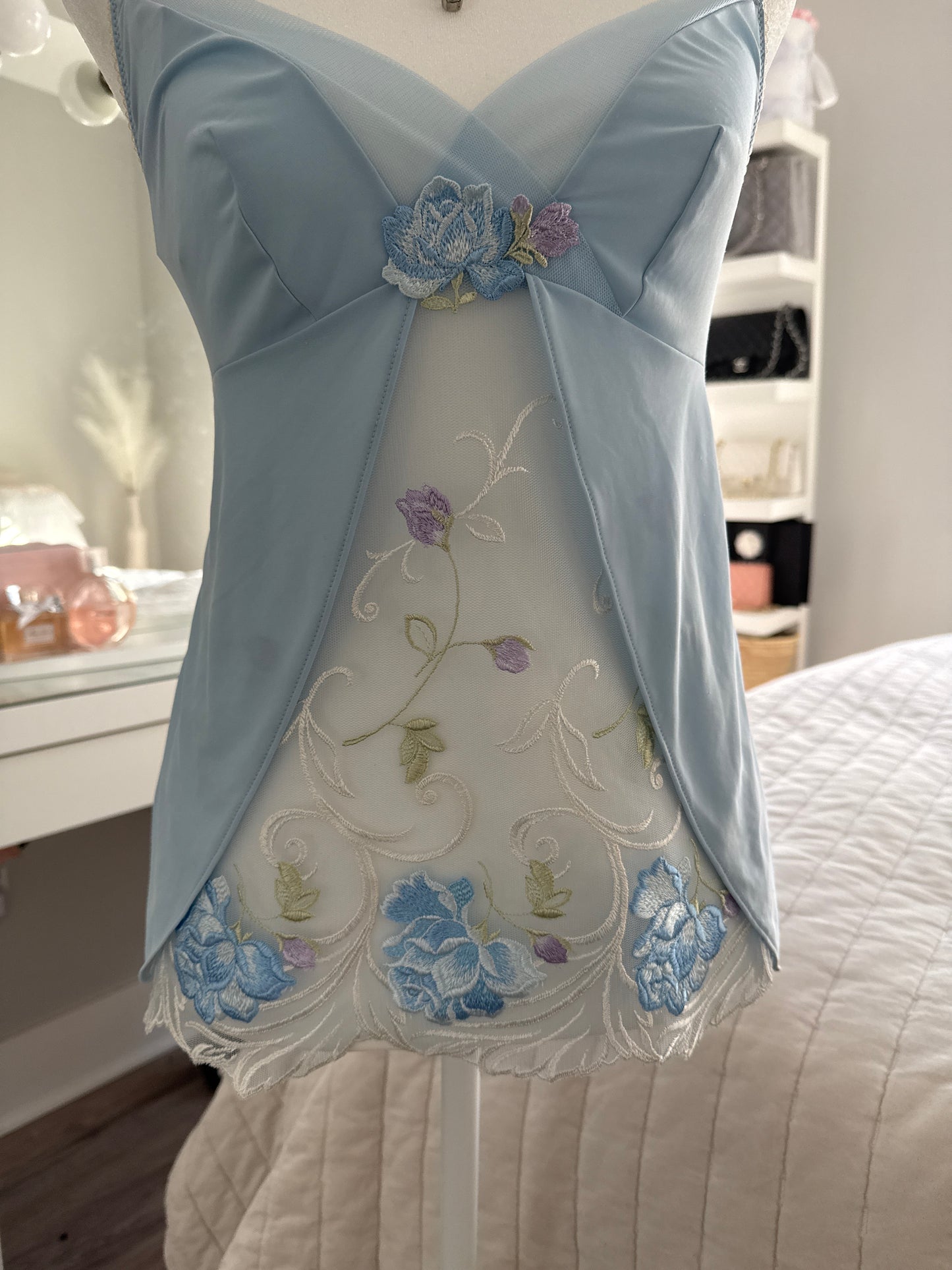 blue raspberry sparkler cocktail camisole