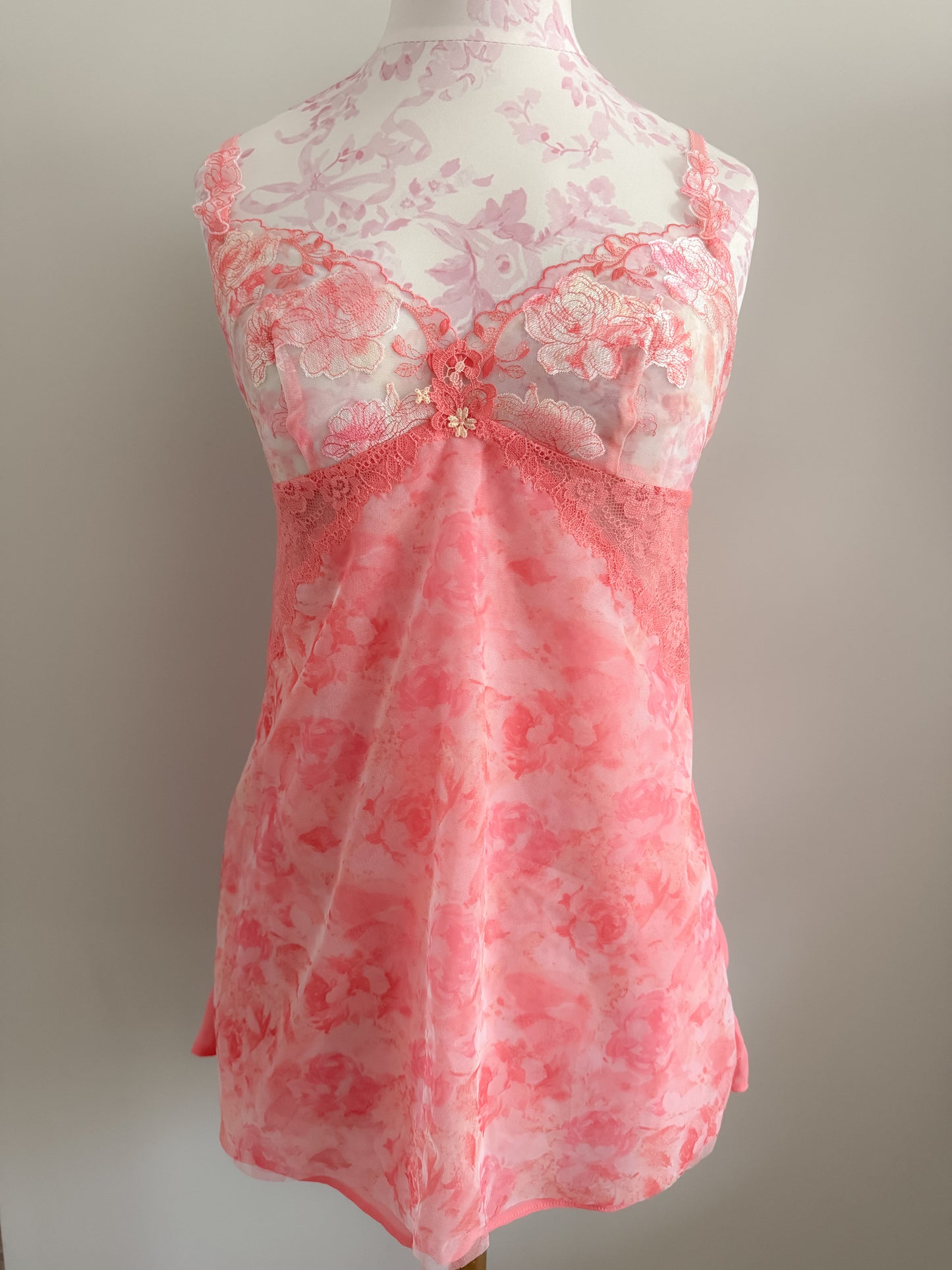 rhubarb petal spritz margarita slip dress