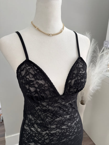 victoria’s secret obsidian old fashioned slip dress