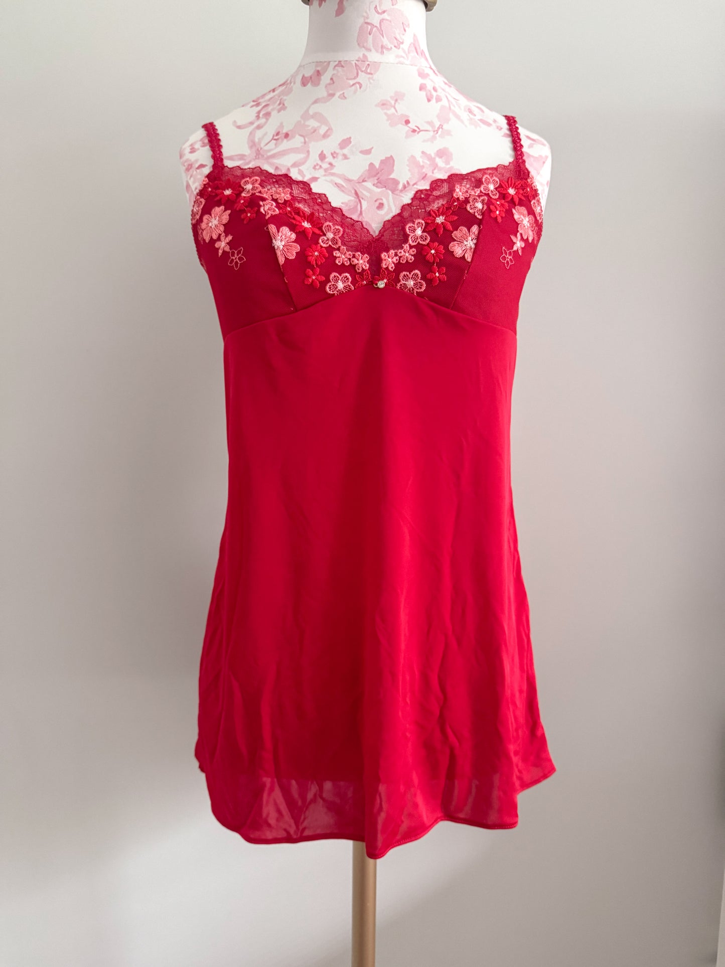 poppy berry splash margarita slip dress