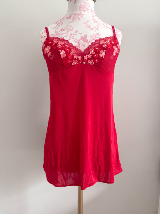 poppy berry splash margarita slip dress