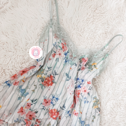 eblin floral and pin stripe camisole