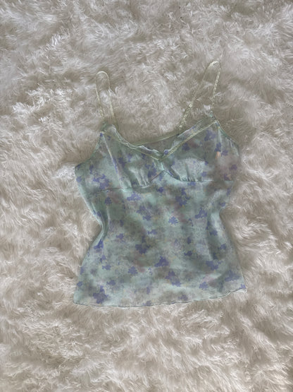 blue butterfly pea cocktail camisole