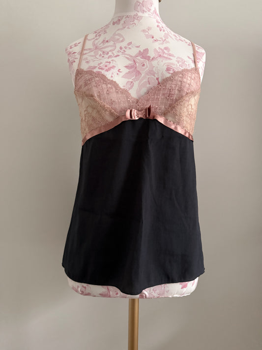 rose velvet cooler cocktail camisole