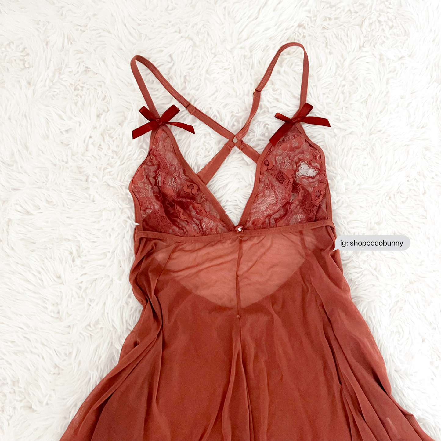 whimsical fairy brown bow lace slip dress