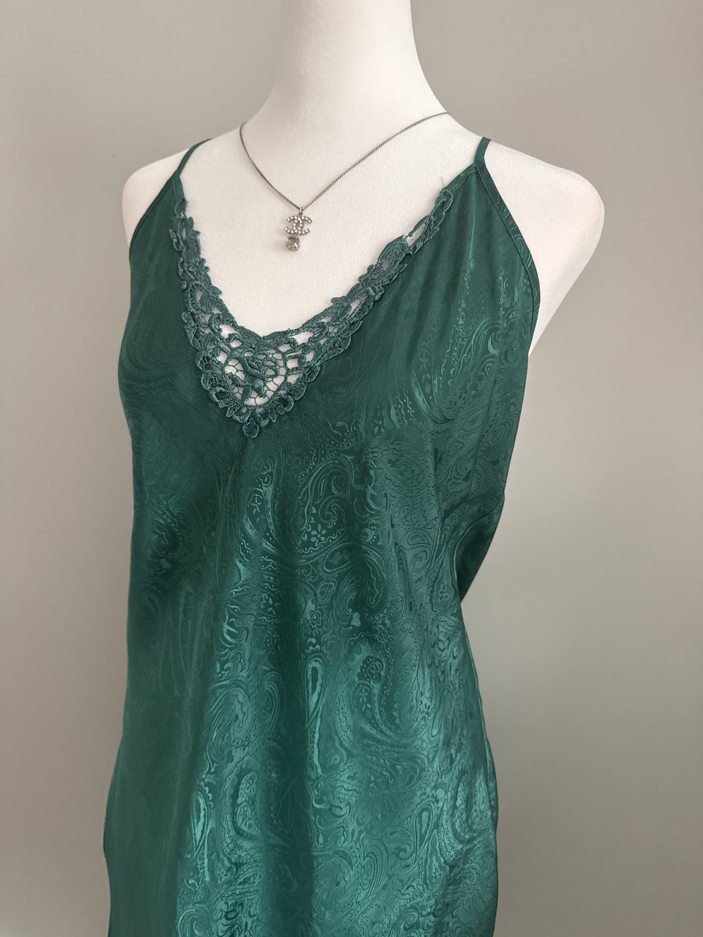 emerald old fashioned cocktail slip dress