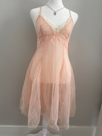 pink taffy martini slip dress