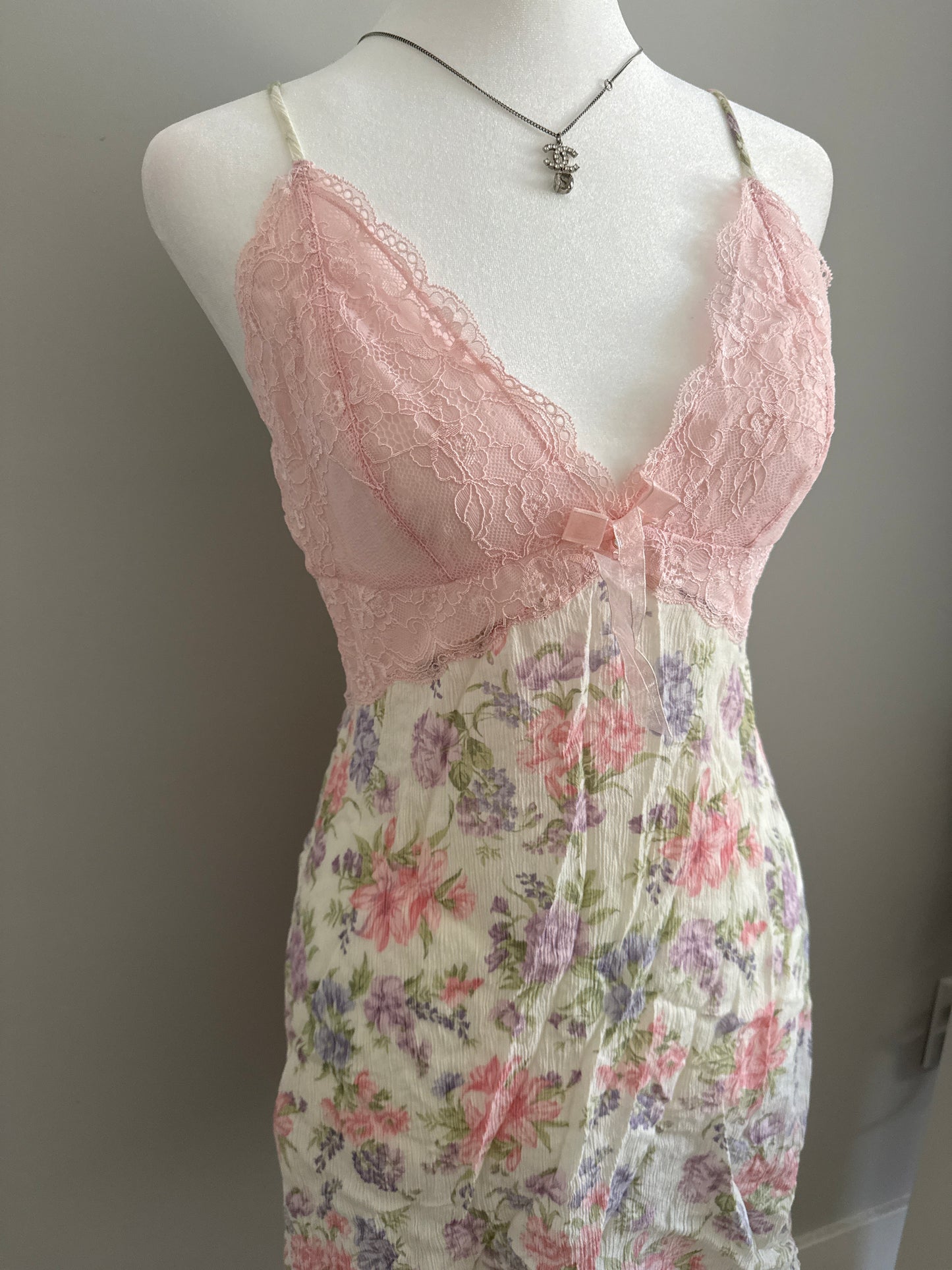 floral lemonade refresher slip dress