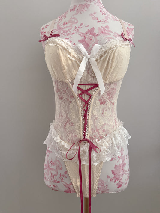 halo dream cherry martini bodysuit