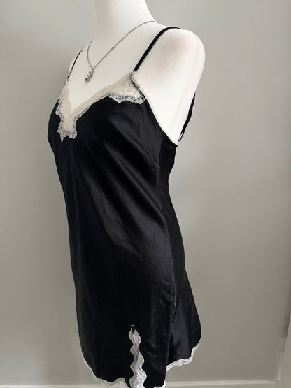 midnight martini cocktail slip dress