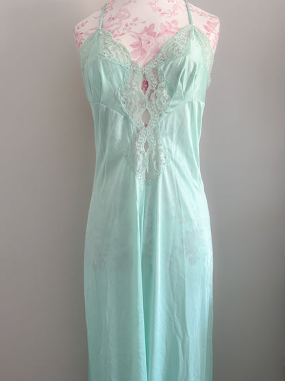 mint moonlight tide spritz slip dress