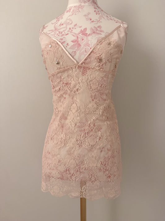 apricot champagne whisper babydoll