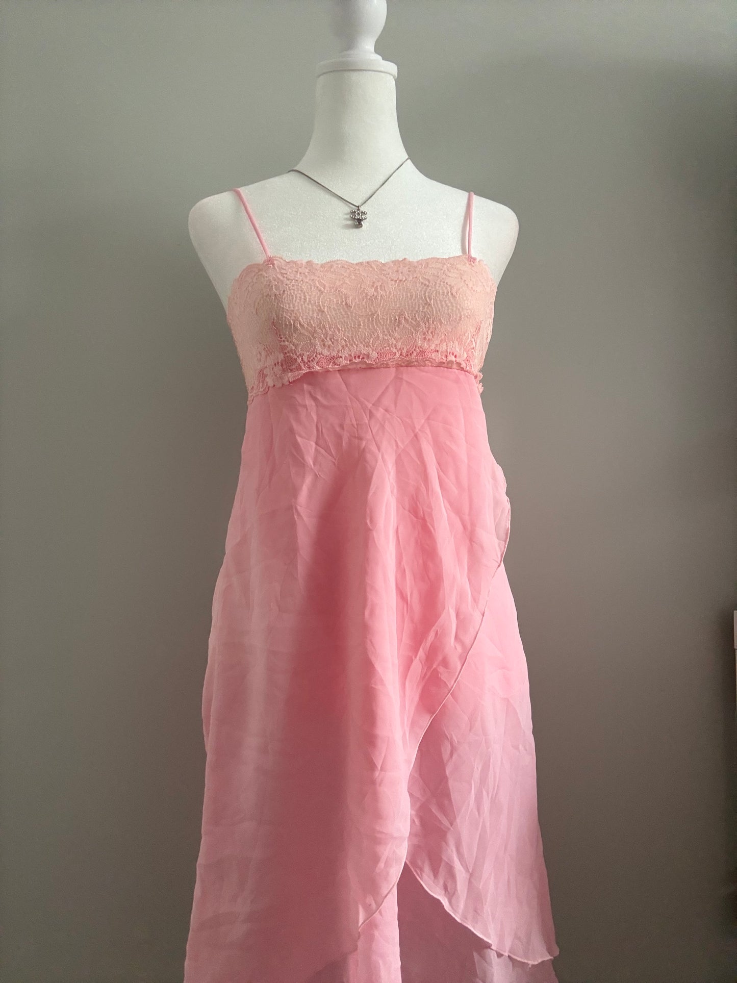pink peony spritz cocktail slip dress