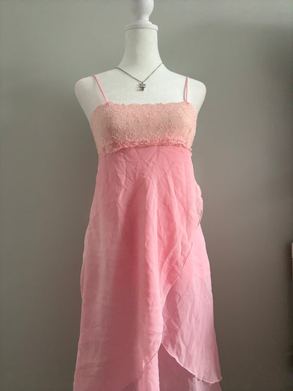pink peony spritz cocktail slip dress