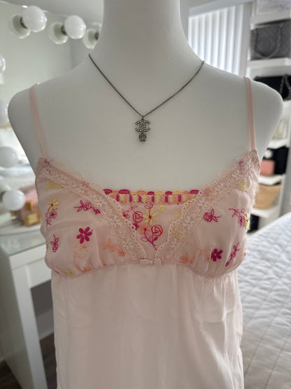 pink glow pineapple cocktail camisole