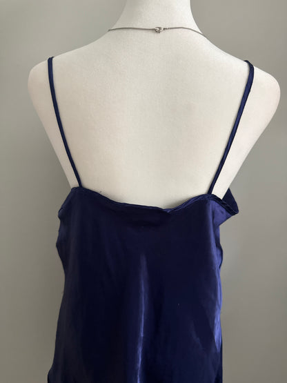 sapphire martini cocktail slip dress