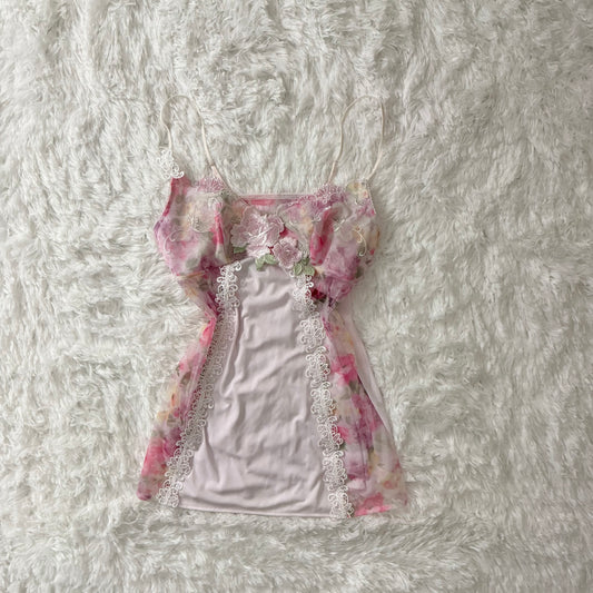 floral sangria cocktail slip dress