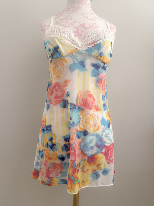 autumn orchard rush martini slip dress