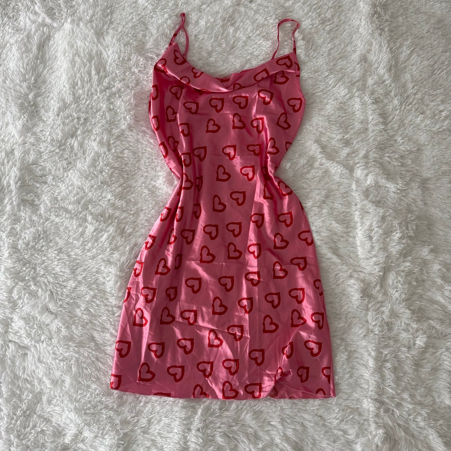 pink dragonfruit and cherry margarita slip dress