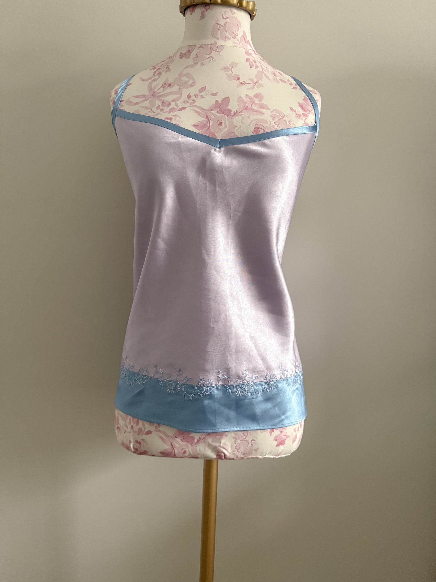 blue pea blossom collins camisole