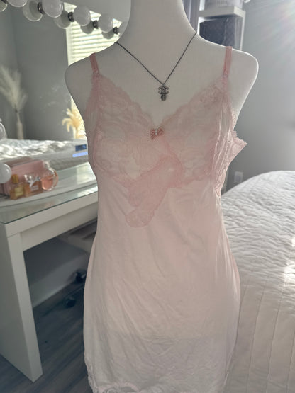 pink paloma cocktail slip dress