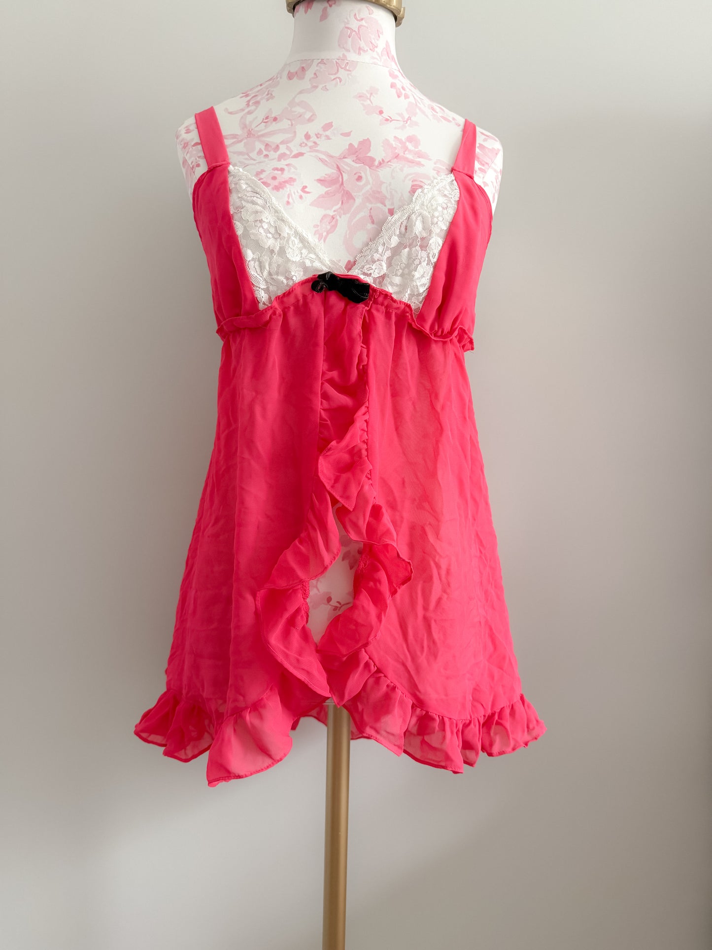 raspberry mousse crush martini slip dress