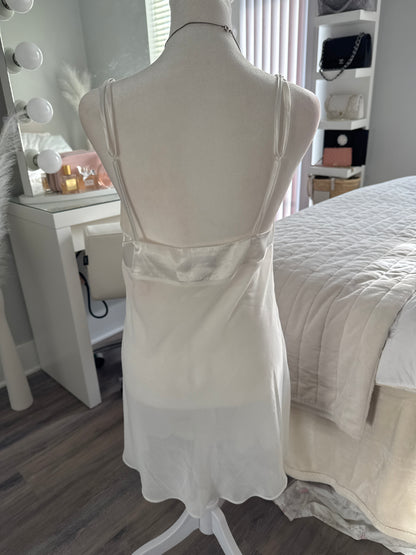 snowberry crystal martini slip dress