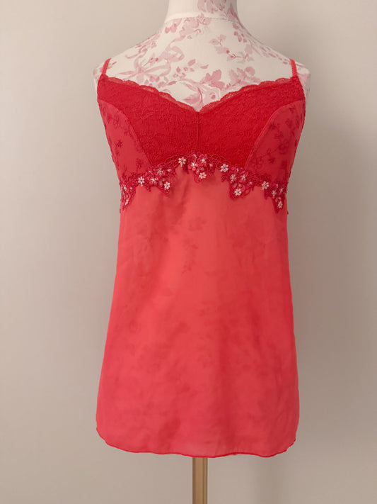 wine kiss cherry cocktail camisole
