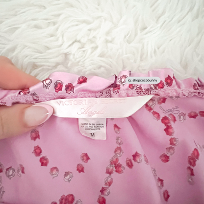 rose bloom martini slip dress