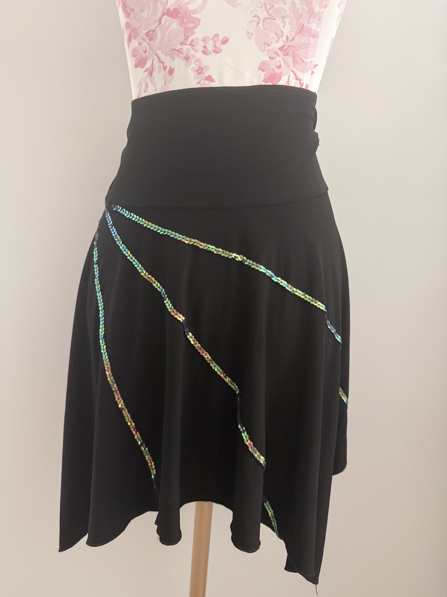 twilight sequin blitz cocktail skirt