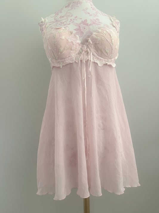 manhattan rose sangria slip dress