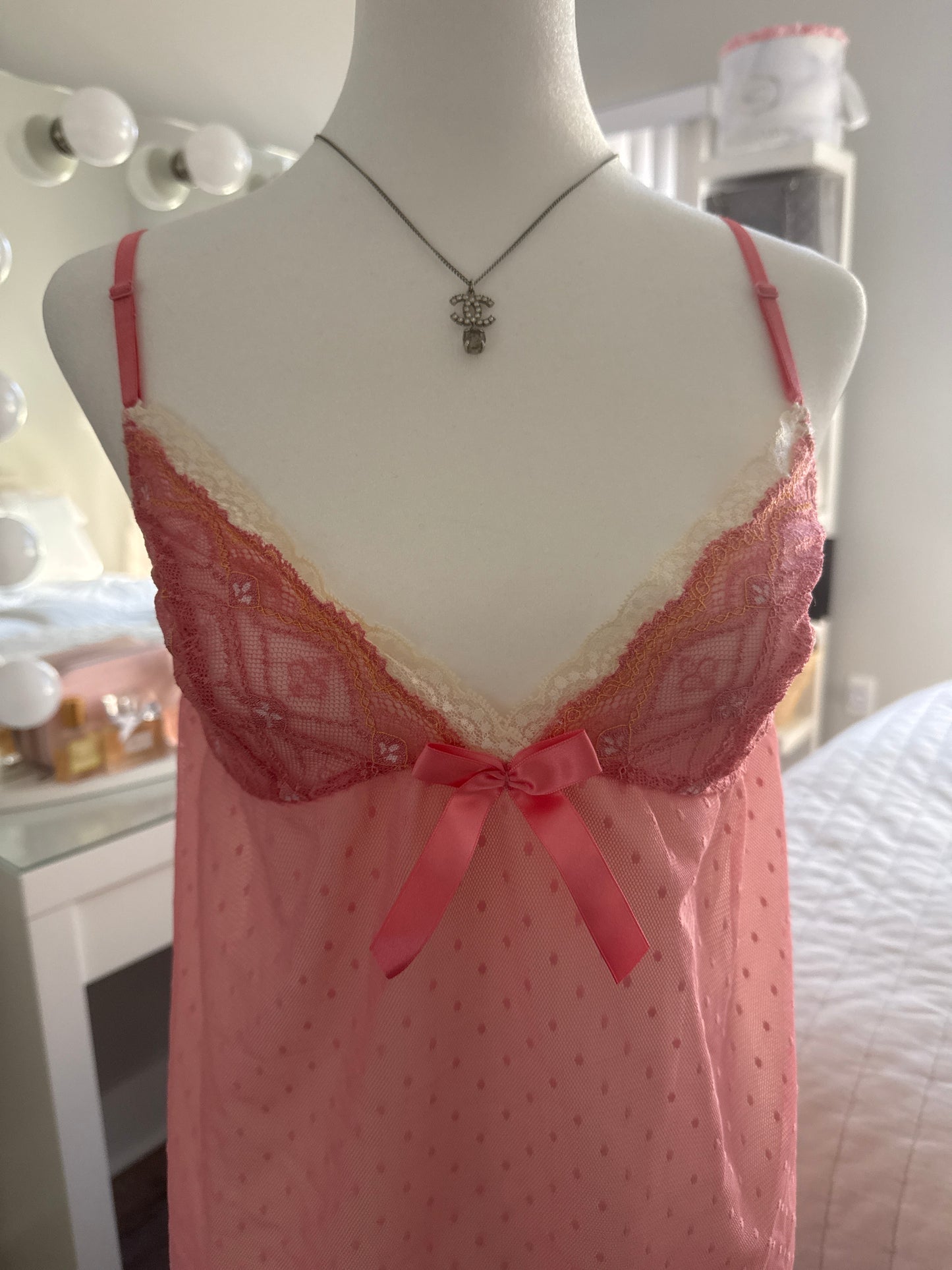 pink lemonade cocktail slip dress