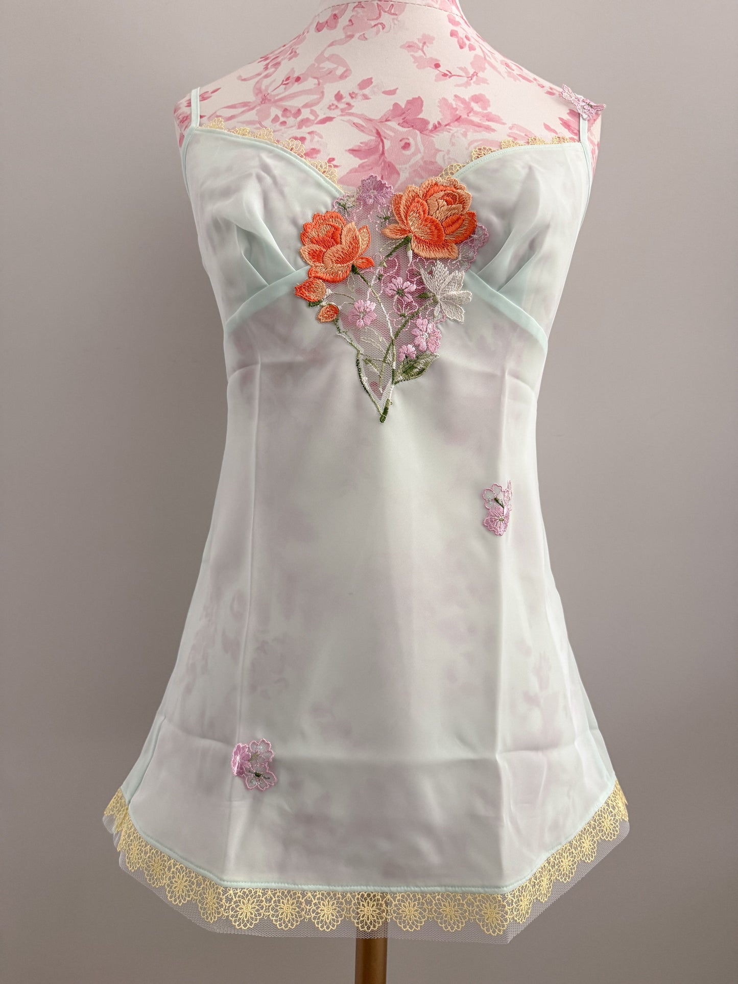 aqua melon butterfly margarita camisole