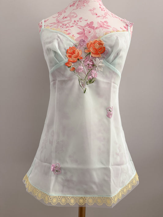 aqua melon butterfly margarita camisole